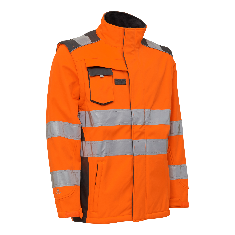H.Softshell-Jacke 2 in 1, Warnschutz EN 471, 116504R Elka