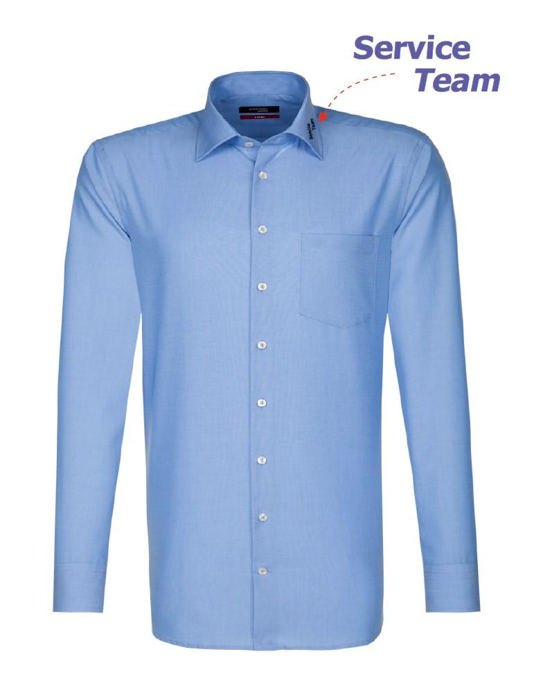 H.Hemd Seidensticker 3000, langer Arm, Einst. "Service Team"