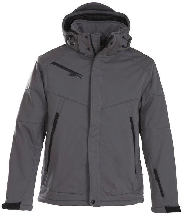 H.Softshell-Winterjacke mit Kapuze, Skeleton 2261035 Printer