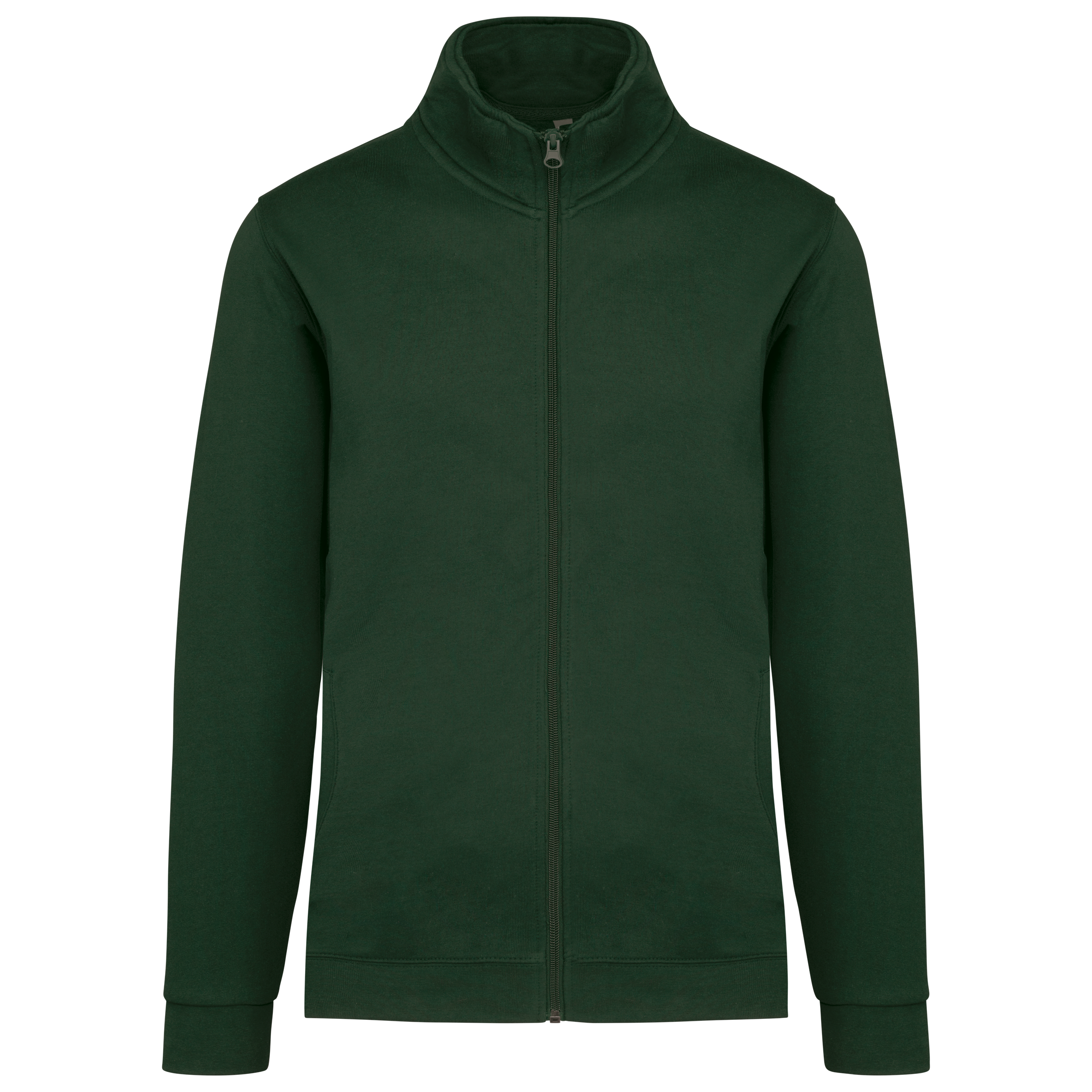 K472 - Sweatjacke Kariban mit Reißverschluss (Oxford Grey)