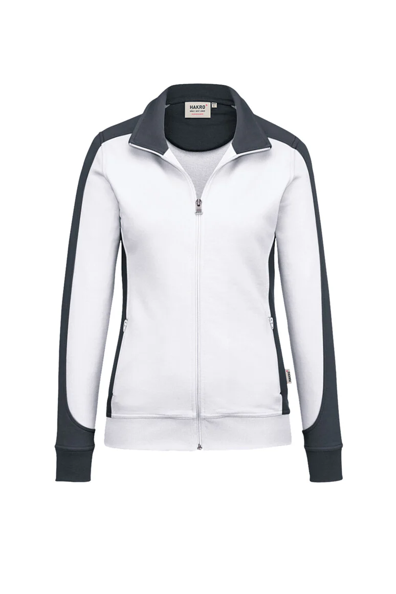 D.Sweat-Jacke,  2 ST, Contrast Mikralinar 277 HAKRO Auslauf