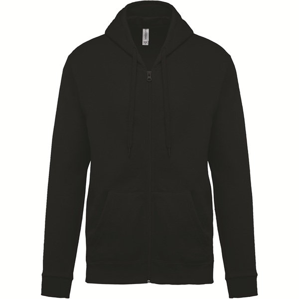 Unisex Kapuzen-Sweatshirt-Jacke mit RV K479
