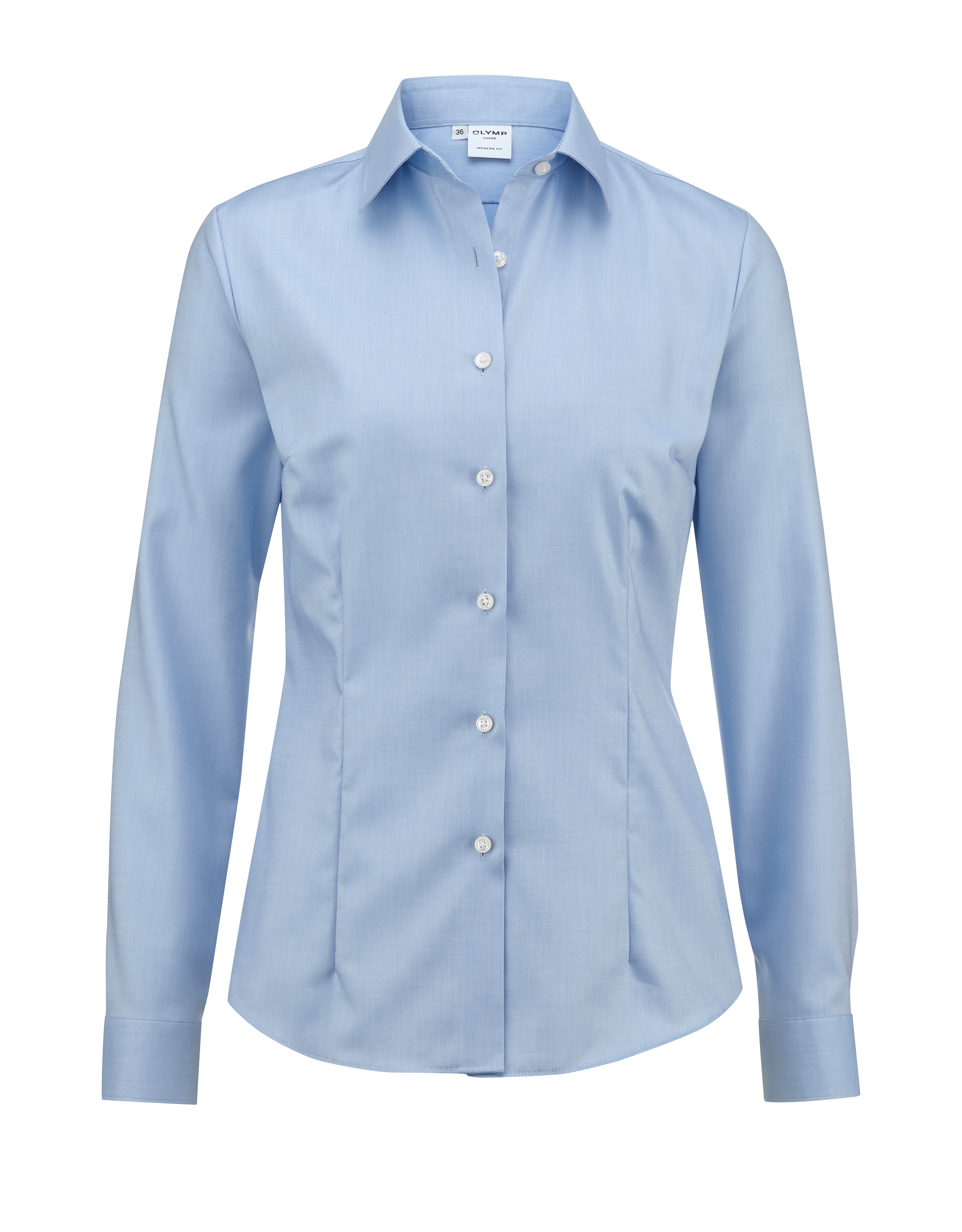 D.Bluse, 1/1 Arm, M 0637 61 tailliert/ Luxor/Olymp