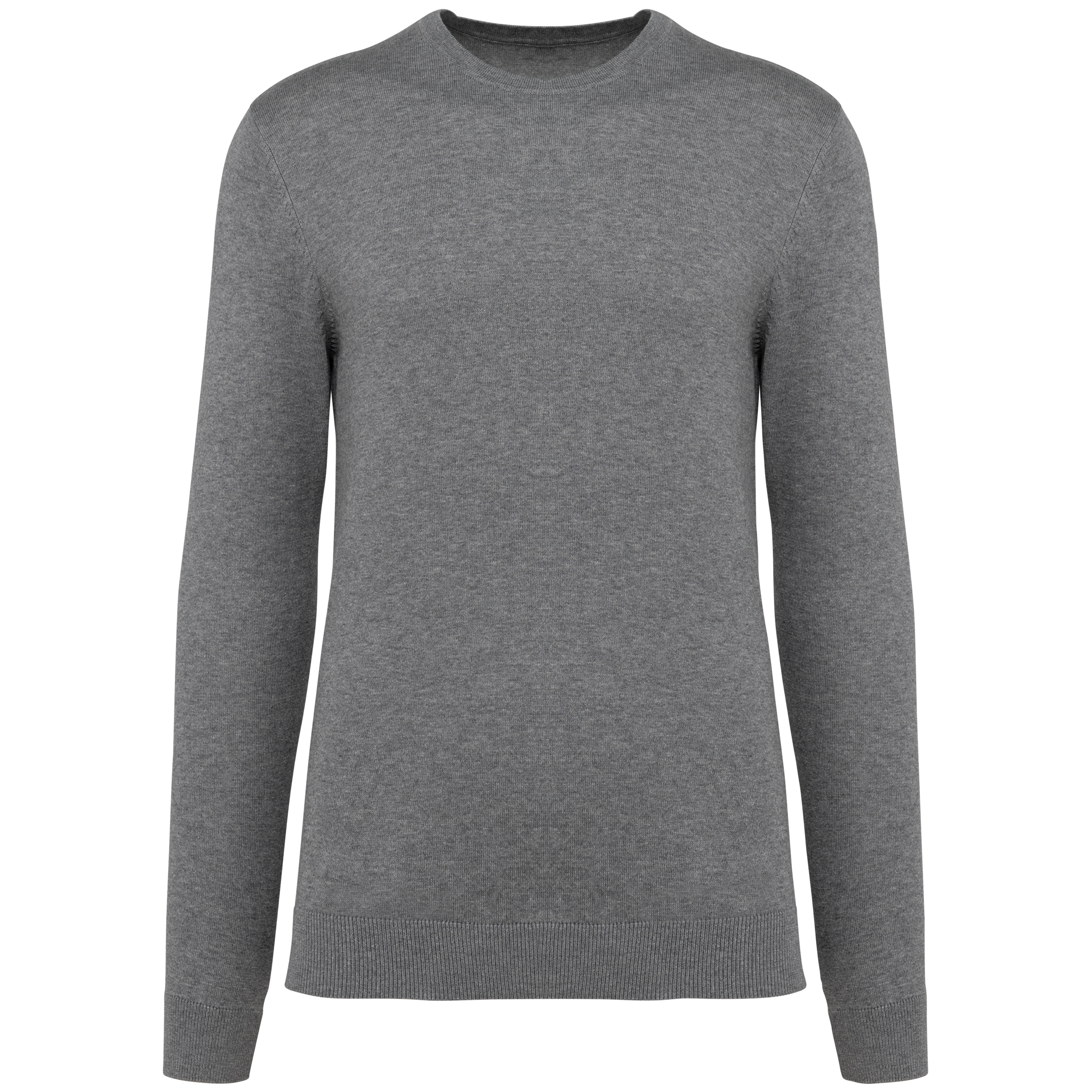 H.Strickpullover Supima PK900 mit Rundhalsausschnitt