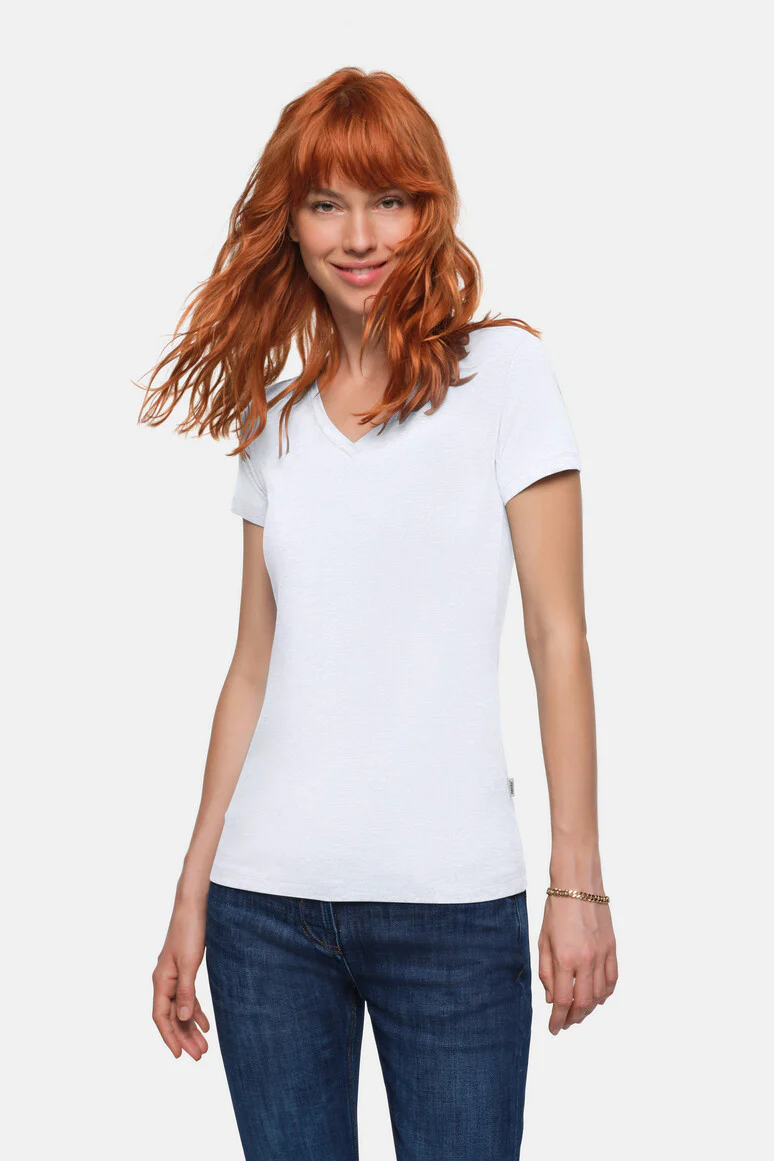 D. T-Shirt mit V-Ausschnitt, 1/2 Arm, 172 HAKRO