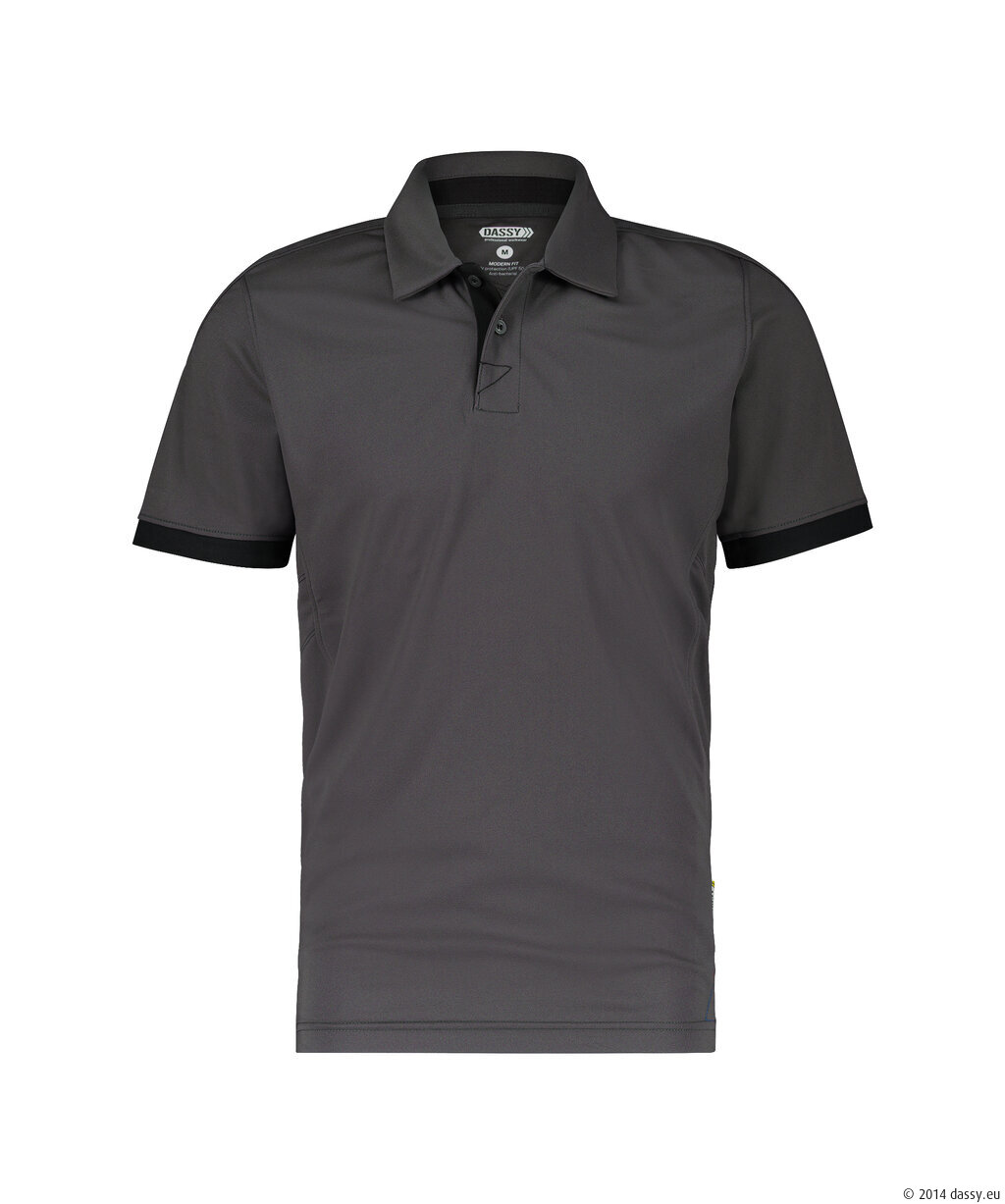 H. Polo-Shirt, DASSY TRAXION 710026 mit UV-Schutz LSF 50+