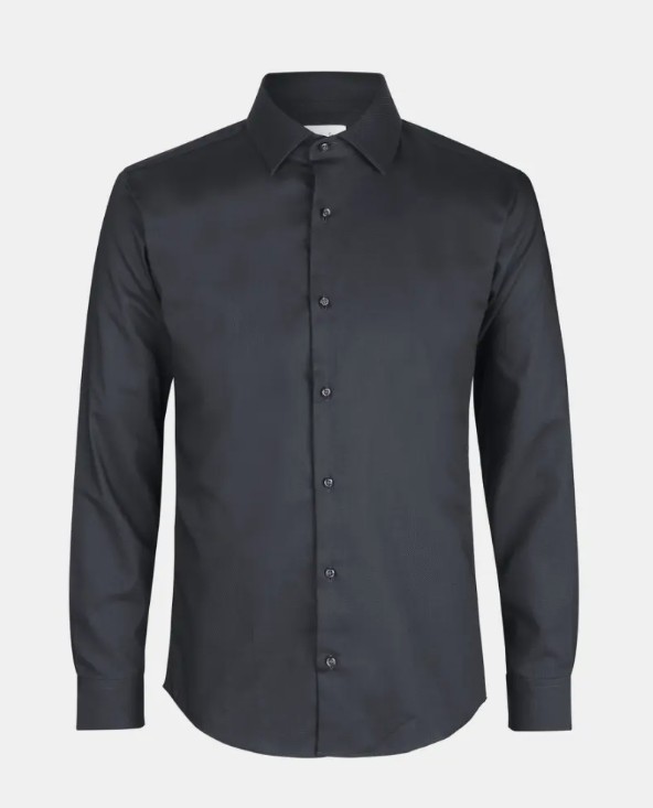 H.Hemd, 1/1 Arm, slim fit, Dobby Royal, SS311, Seven Seas