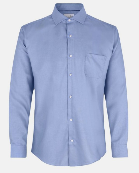 H.Hemd, 1/1 Arm, modern fit, Dobby Royal, SS310, Seven Seas